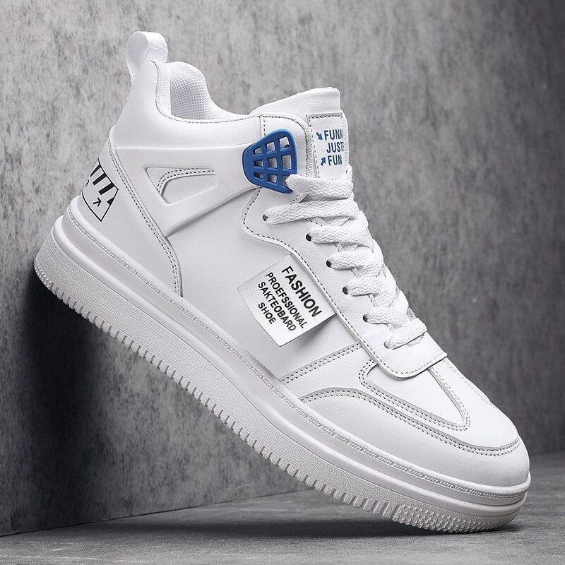 Mens Brand Basketball Shoes High Top Retro Basketball Sneakers Men Light Platform Trendy White Shoes Men Casual Sports Shoes