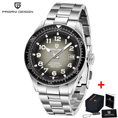 PAGANI DESIGN  Fashion New Men Watch Brand Luxury Waterproof Watch Sports Business Watch Men Stainless Steel Automatic Watch