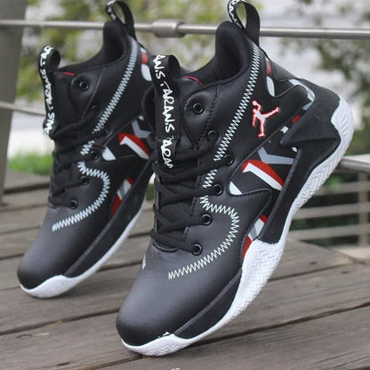 Basketball Shoes for Men Cushioning Basketball Sneakers Men's High-top Outdoor Sport Sneakers Breathable Athletic Shoes