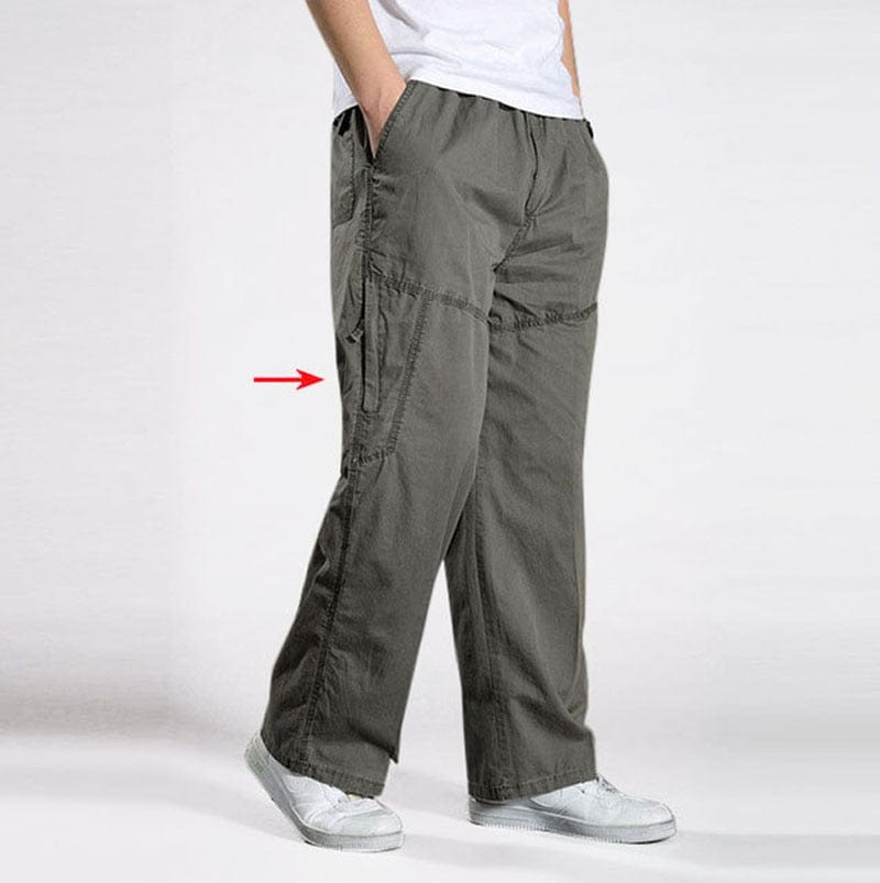 Pantaloni casual de marcă pantaloni cargo pentru bărbați pantaloni largi din bumbac pantaloni bărbați salopete cu mai multe buzunare Joggeri drepti Homme 6XL