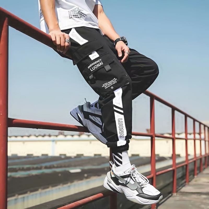 Pantaloni de jogging de stradă Bărbați, primăvară, toamnă, modă, pantaloni de trening Pantaloni pentru bărbați, ocazional, subțiri, până la gleznă, pantaloni pentru bărbați, pantaloni pentru femei