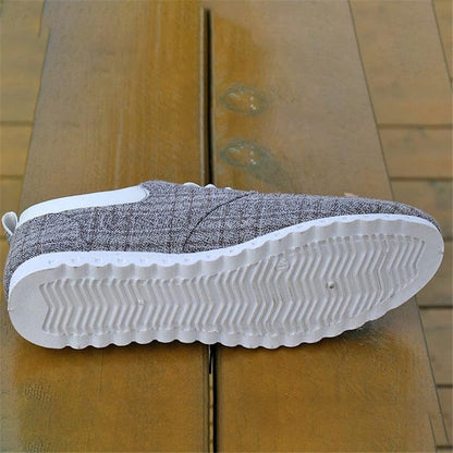 Fashion shoes running shoes men's casual shoes  spring hot sale breathable sweat-absorbent casual canvas men's driving shoes