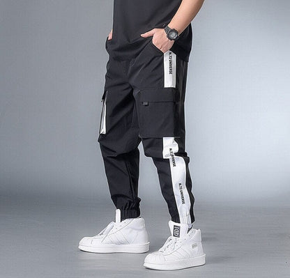 Plus 7XL 6XL XXXXXL Men Hip Hop Black Cargo Pants joggers Sweatpants Overalls Men Streetwear Harem Pants Women Fashions Trousers