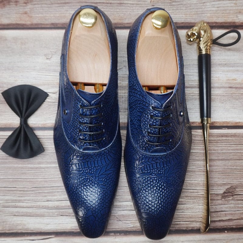 2021 Fashion Men Leather Shoes Luxury Design Men Dress Shoes Wedding Office Business Lace Up Pointed Toe Oxford Shoes For Men