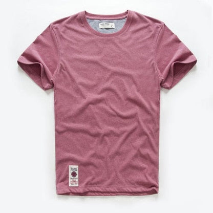 Men's T-shirt Cotton Solid Color t shirt Men Causal O-neck Basic Tshirt Male High Quality Classical Tops