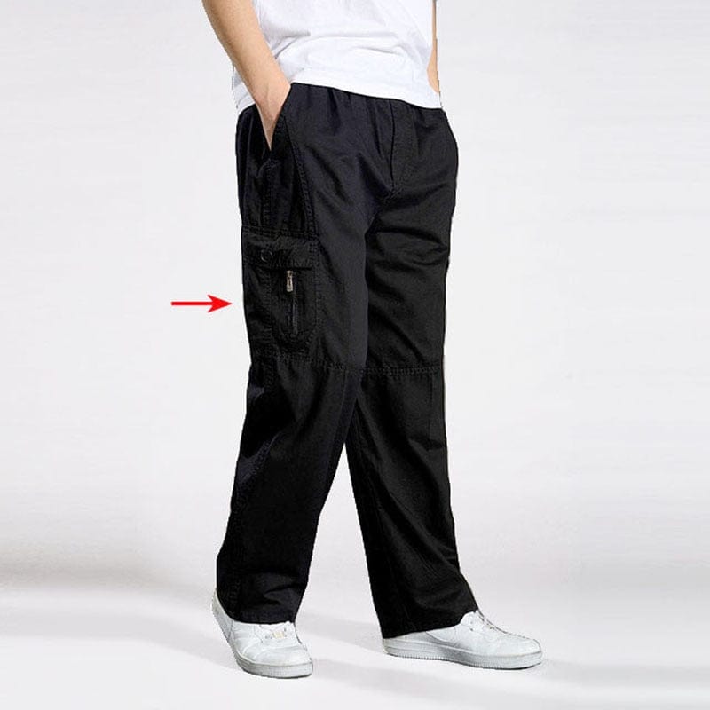 Pantaloni casual de marcă pantaloni cargo pentru bărbați pantaloni largi din bumbac pantaloni bărbați salopete cu mai multe buzunare Joggeri drepti Homme 6XL