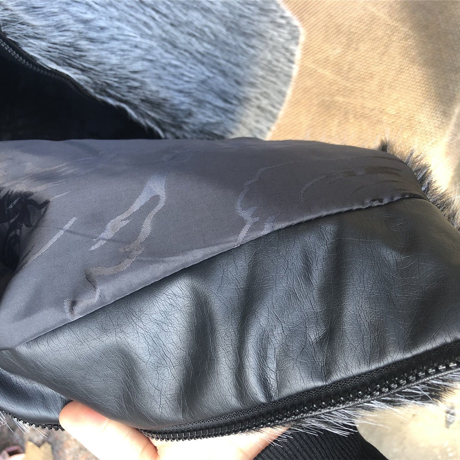 Luxury Winter Warm Jackets Men Warm Furry Coats Faux Fox Fur Outwear for Men Winter New Outwear Jackets Black Fur Coat