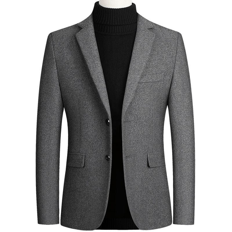 BOLUBAO Men Suit Brand New Men&#39;s Blazer Luxury Wool Thick Men Classic Business Suits Jacket Male Luxurious Slim Blazers