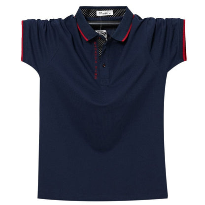 Oversize 6XL Mens Polo Shirt  Summer Men's Regular-fit Breathable Golf Polo Shirt Casual Fat  Men Clothing Designer Polo