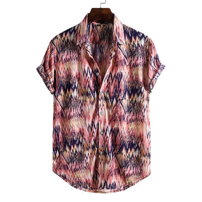 Men's Short Sleeve Male Shirts for Mens Social Luxury Man Designer Clothes Hawaiian  Fashionable Elegant Classic Fashion
