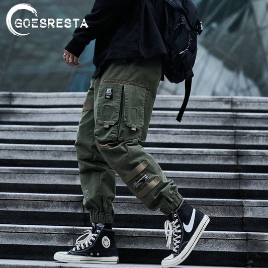 Men Pants 2020 Hip Hop Streetwear Joggers Sweatpants Casual Cotton Harem Trousers Harajuku Autumn Cargo Pants Men Brand Clothing