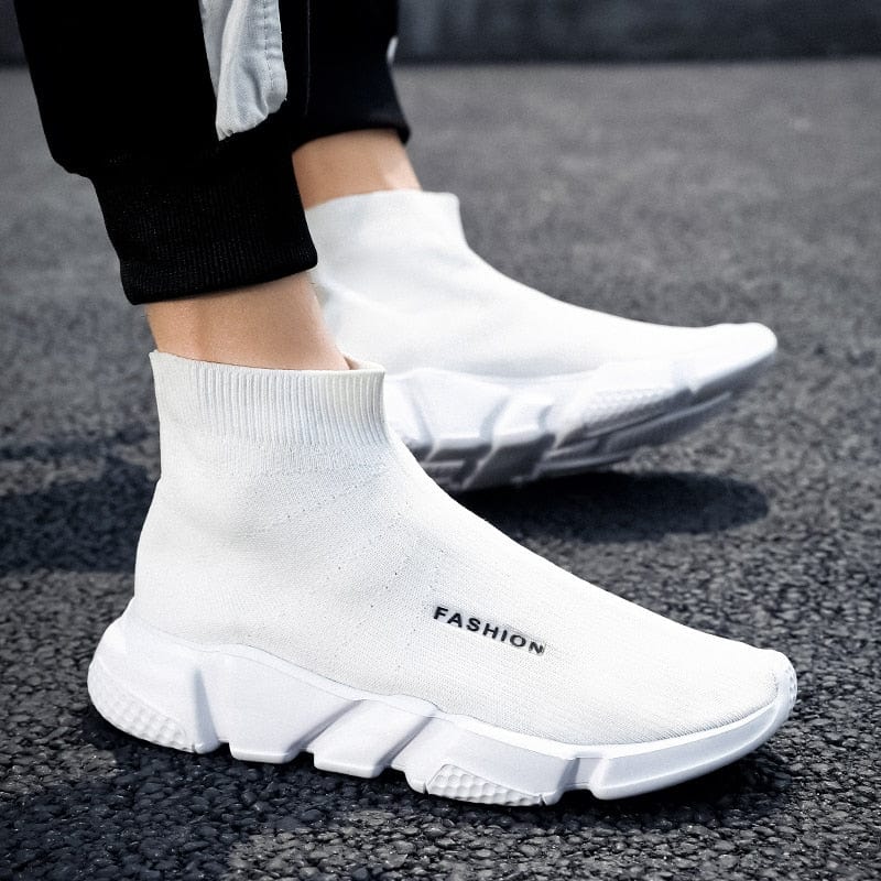 PULOMIES Men Sneakers Men Casual Shoes High-cut Shoes Ankle Boots Couple Shoes Men Sport Shoes Men Tennis Shoes Running Shoes