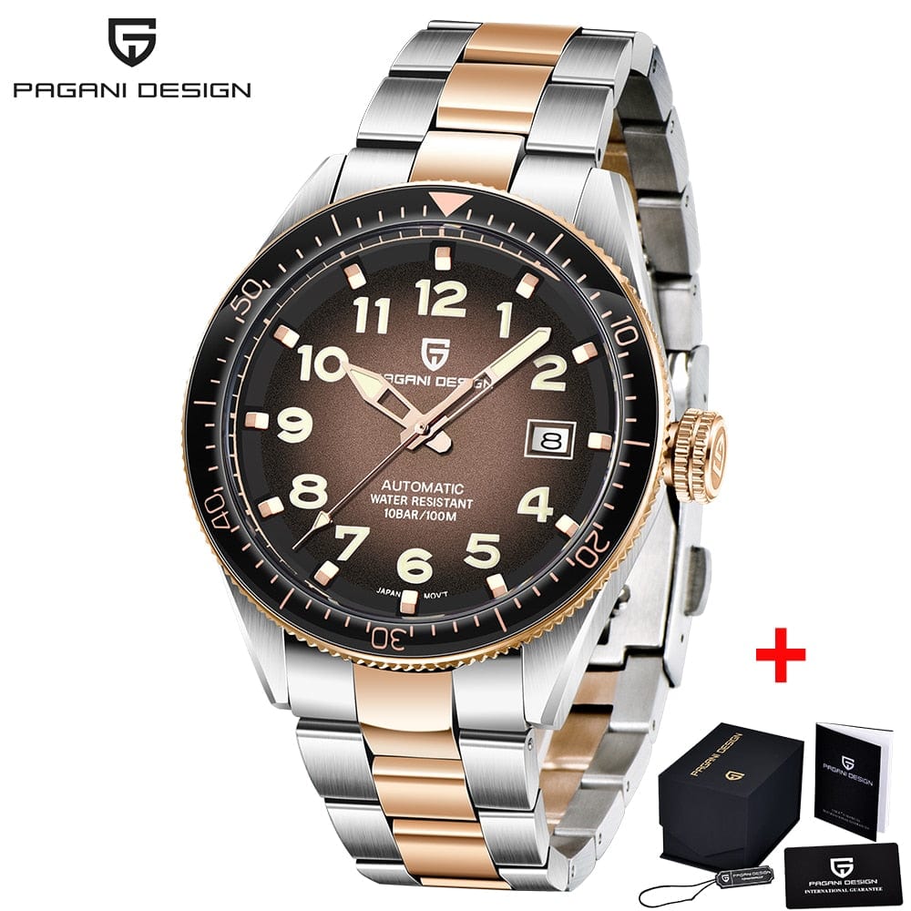 PAGANI DESIGN 2020 Fashion New Men Watch Brand Luxury Waterproof Watch Sports Business Watch Men Stainless Steel Automatic Watch