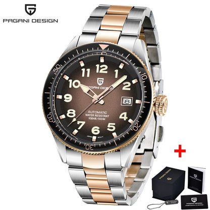 PAGANI DESIGN  Fashion New Men Watch Brand Luxury Waterproof Watch Sports Business Watch Men Stainless Steel Automatic Watch