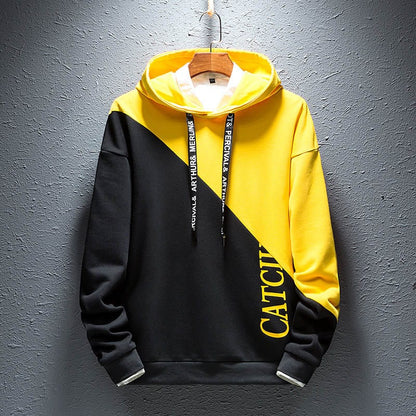 Single Road Mens Hoodies Men  Spring Hip Hop Japanese Streetwear Harajuku Sweatshirts Khaki Hoodie Men Sweatshirt Male