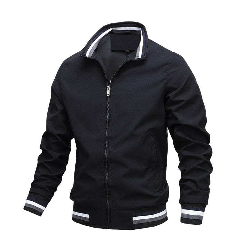 Men Fashion Jacket Men New Casual Windbreaker Bomber Jacket Coats Men 2022 Spring Autumn Outdoor Waterproof Slim Jackets Mens