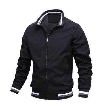 Men Fashion Jacket Men New Casual Windbreaker Bomber Jacket Coats Men  Spring Autumn Outdoor Waterproof Slim Jackets Mens