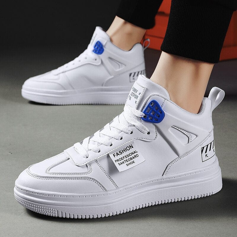 Mens Brand Basketball Shoes High Top Retro Basketball Sneakers Men Light Platform Trendy White Shoes Men Casual Sports Shoes