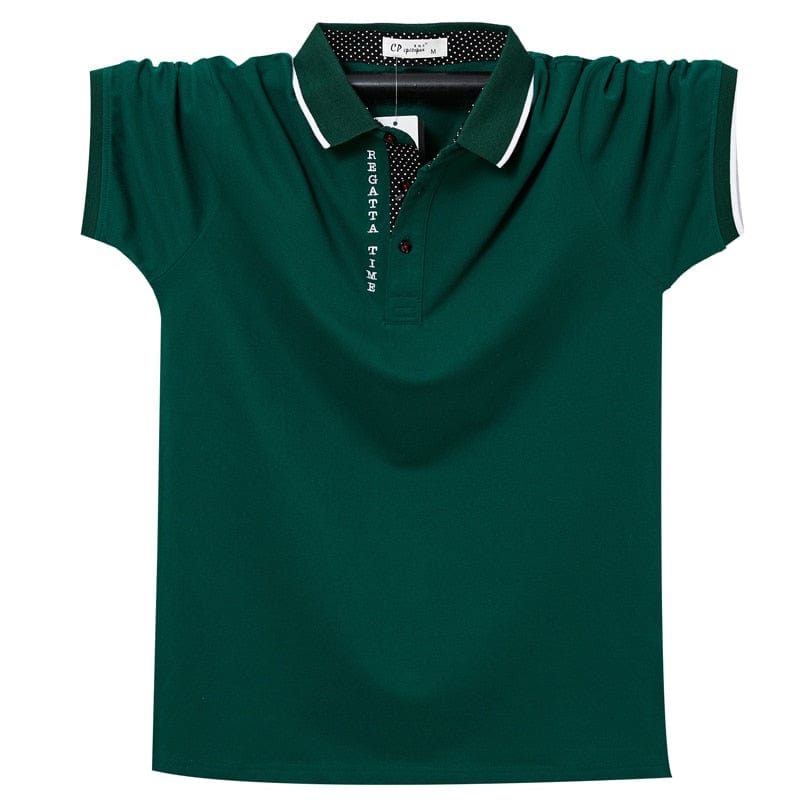 Oversize 6XL Mens Polo Shirt  Summer Men's Regular-fit Breathable Golf Polo Shirt Casual Fat  Men Clothing Designer Polo