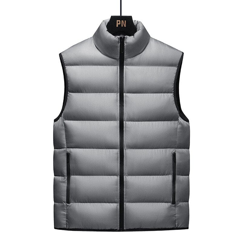 New Autumn And Winter Thickened Youth Korean Fashion Down Cotton Men&#39;S Warm Large Size Vest Waistcoat Boy