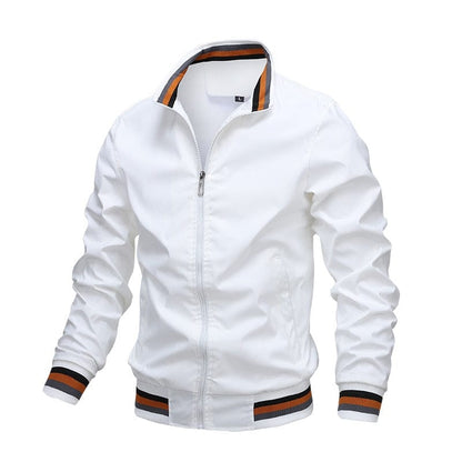 Men Fashion Jacket Men New Casual Windbreaker Bomber Jacket Coats Men  Spring Autumn Outdoor Waterproof Slim Jackets Mens