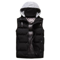 New Korean Men'S Trend Autumn Winter Down Cotton Campshoulder Casual Sleeveless Jacket Coat Boys' Youth Vest
