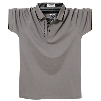 Oversize 6XL Mens Polo Shirt  Summer Men's Regular-fit Breathable Golf Polo Shirt Casual Fat  Men Clothing Designer Polo