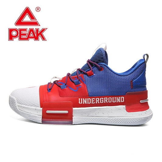 PEAK TAICHI Basketball Shoes Underground Lou Williams Sneakers Adaptive Cushioning Men&#39;s Footwear Wearable Non-slip Sports Shoes