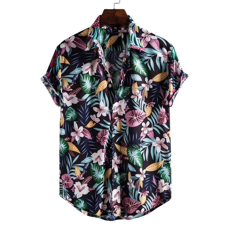 Men&#39;s Short Sleeve Male Shirts for Mens Social Luxury Man Designer Clothes Hawaiian  Fashionable Elegant Classic Fashion 2022