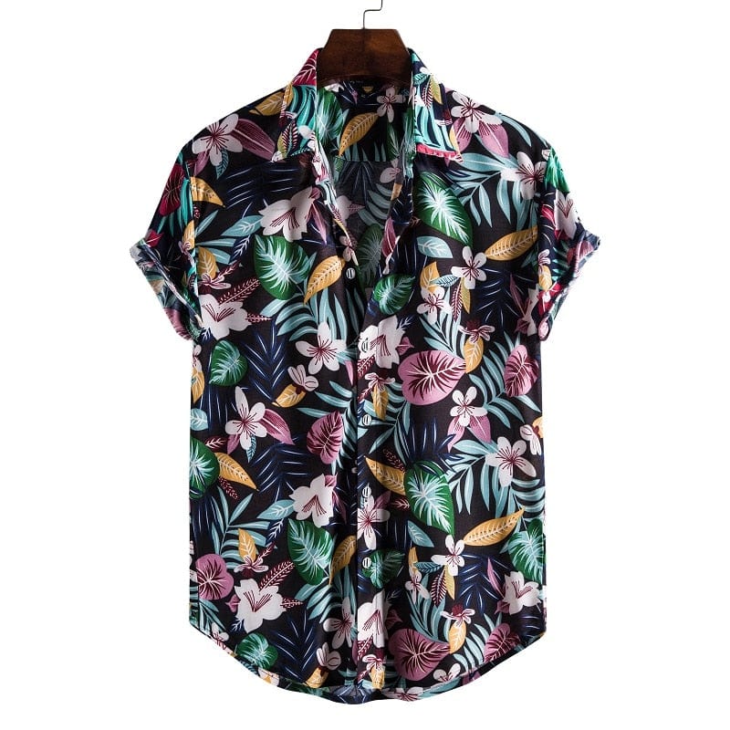 Men's Short Sleeve Male Shirts for Mens Social Luxury Man Designer Clothes Hawaiian  Fashionable Elegant Classic Fashion