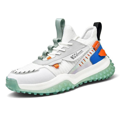 Trendy Men's Running Shoes Breathable Sneakers High Quality No-slip Jogging Shoes Outdoor Hard-wearing Comfortable Sports Shoes