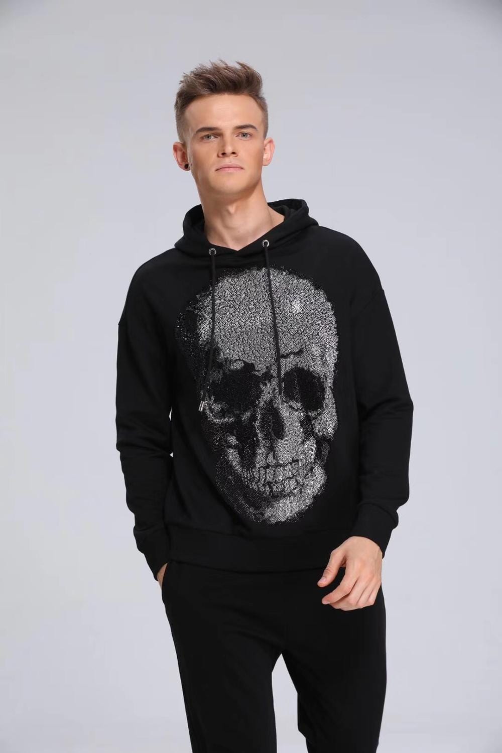 2019 New Mens Brand Designer Hoodies Men Autumn Hoodie Fashion Skull Casual Slim Fit High Quality Streetwear Hoodies DY8892