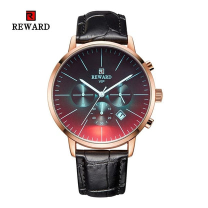 New Fashion Color Bright Glass Watch Men Top Luxury Brand Chronograph Men's Stainless Steel Business Clock Men Wrist Watch