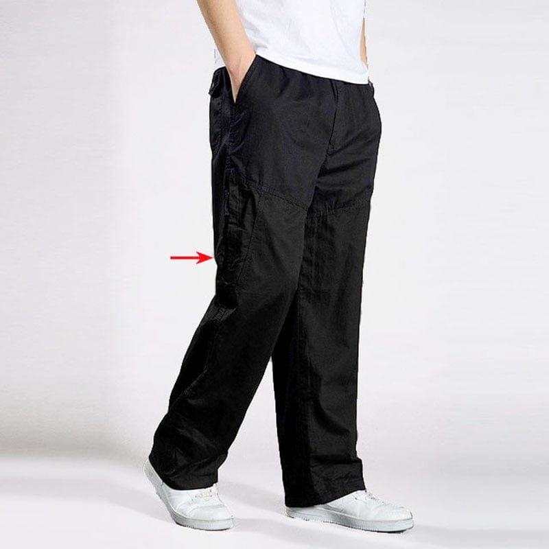 Pantaloni casual de marcă pantaloni cargo pentru bărbați pantaloni largi din bumbac pantaloni bărbați salopete cu mai multe buzunare Joggeri drepti Homme 6XL