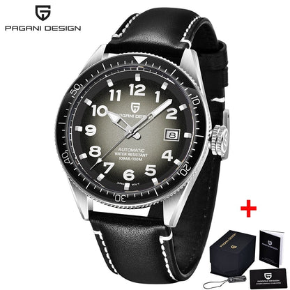 PAGANI DESIGN  Fashion New Men Watch Brand Luxury Waterproof Watch Sports Business Watch Men Stainless Steel Automatic Watch