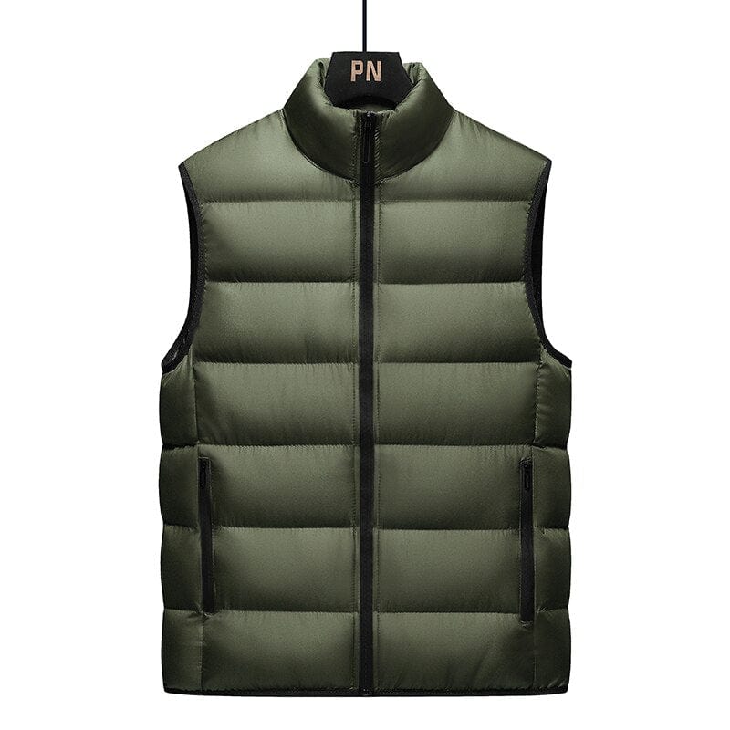 New Autumn And Winter Thickened Youth Korean Fashion Down Cotton Men&#39;S Warm Large Size Vest Waistcoat Boy