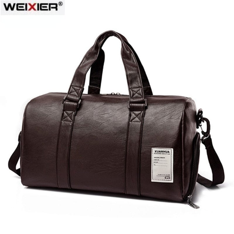 Gym Bag Leather Sports Bags Big Big Men Training Tas for Shoes Lady Fitness Yoga Travel Luggage Shoulder Sac De Sport travel bag