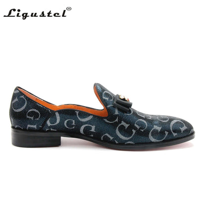 Genuine Leather Loafers Men Prom blue Casual Bee Shoes Luxury Wedding Evening Party Slip On Red Bottom formal dress plus Size 13