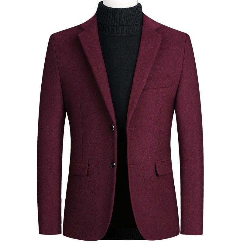 BOLUBAO Men Suit Brand New Men's Blazer Luxury Wool Thick Men Classic Business Suits Jacket Male Luxurious Slim Blazers