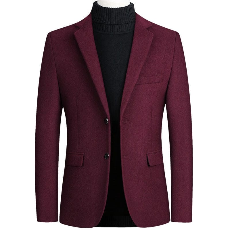 BOLUBAO Men Suit Brand New Men&#39;s Blazer Luxury Wool Thick Men Classic Business Suits Jacket Male Luxurious Slim Blazers