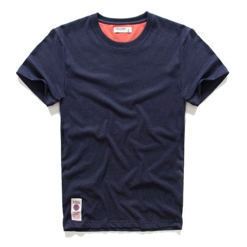 Men's T-shirt Cotton Solid Color t shirt Men Causal O-neck Basic Tshirt Male High Quality Classical Tops