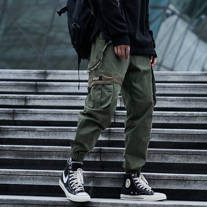 Pantaloni pentru bărbați 2020 Hip Hop Streetwear Joggeri Pantaloni de trening Pantaloni casual din bumbac Harem Pantaloni Cargo de toamnă Harajuku Îmbrăcăminte de marcă pentru bărbați