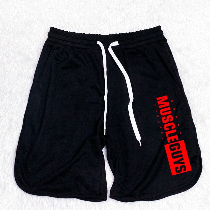 Muscleguys Gyms Shorts Mens Short Trousers Casual Joggers Mens Shorts bodybuilding Sweatpants Fitness Men Workout Acitve Shorts