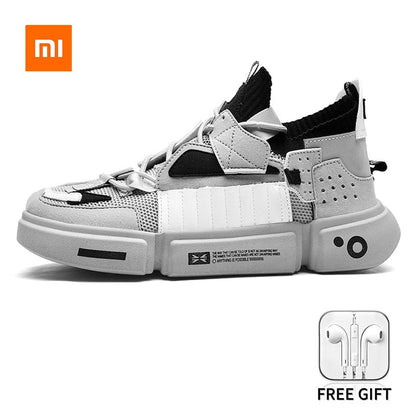 Xiaomi Youpin Men Sneakers Women Casual Shoes Fashion Thick Bottom Lightweight Flats Soft Breathable Brand Running Shoes Couples