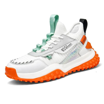 Trendy Men's Running Shoes Breathable Sneakers High Quality No-slip Jogging Shoes Outdoor Hard-wearing Comfortable Sports Shoes