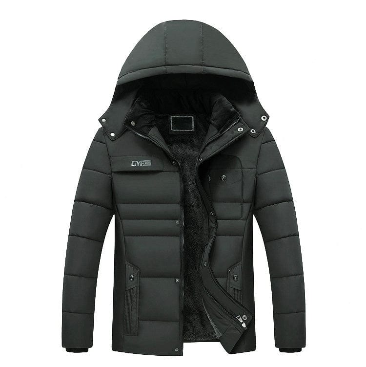 Parka Men Coats  Winter Jacket Men Thicken Hooded Waterproof Outwear Warm Coat Fathers' Clothing Casual Men's Overcoat