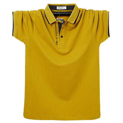 Oversize 6XL Mens Polo Shirt  Summer Men's Regular-fit Breathable Golf Polo Shirt Casual Fat  Men Clothing Designer Polo