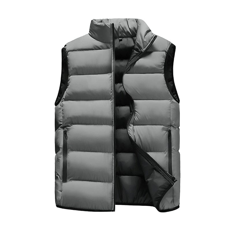 New Autumn And Winter Thickened Youth Korean Fashion Down Cotton Men&#39;S Warm Large Size Vest Waistcoat Boy