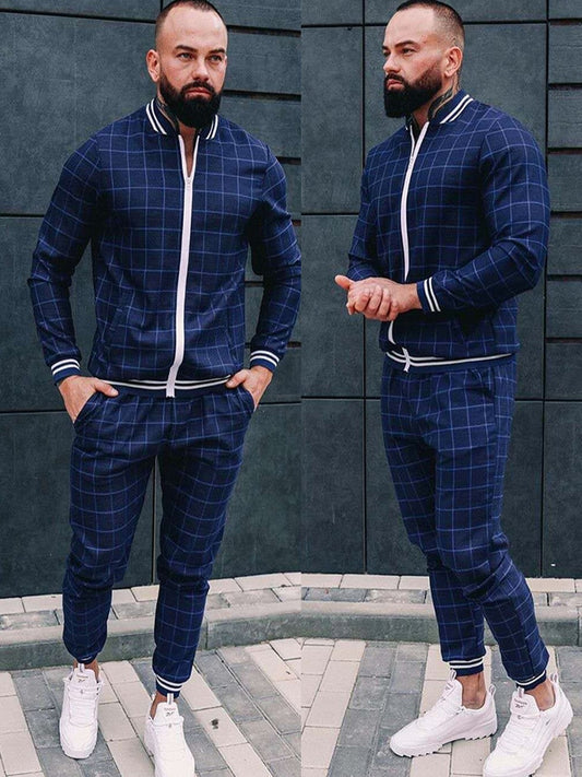 2023 New Men&#39;s Autumn Gentlemen Tracksuit Set Jackets Sets Tracksuit Men Sportswear Male Suit Pullover Two Piece Set Casual Sets