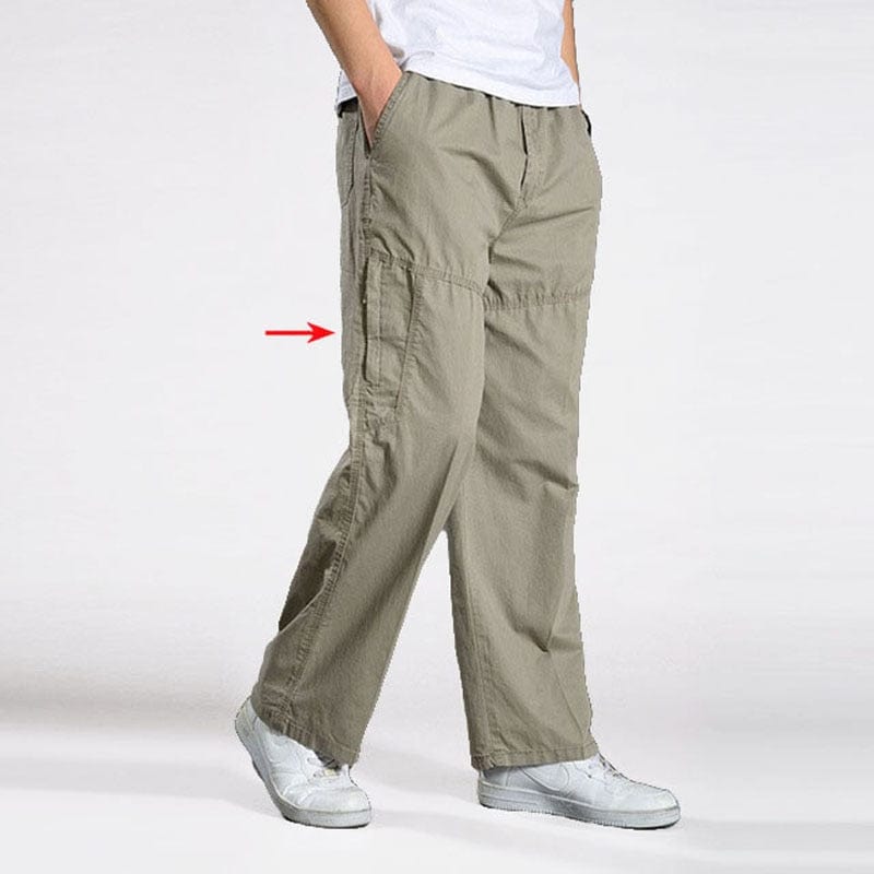 Pantaloni casual de marcă pantaloni cargo pentru bărbați pantaloni largi din bumbac pantaloni bărbați salopete cu mai multe buzunare Joggeri drepti Homme 6XL